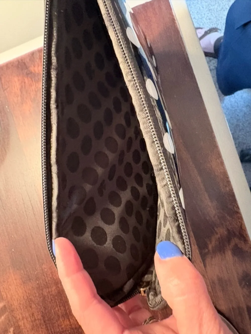 kate spade Black and White Polka Dot Tablet Sleeve